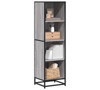 vidaXL Bibliothèque Sonoma gris 80,5x35x170,5 cm – Bois d'ingénierie