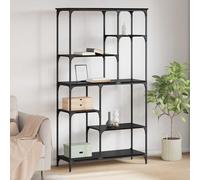 vidaXL Bibliothèque chêne sonoma 99x35,5x176 cm en bois d'ingénierie et acier