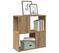 vidaXL Bibliothèque en chêne artisanal 60x24x63 cm - bois d'ingénierie - marron
