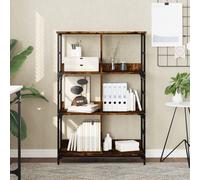 Bibliothèque Étagère à Livres Rangement Sonoma Gris Bois d'Ingénierie vidaXL