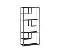 HOMCOM Bibliothèque étagère de Rangement à 7 Niveaux Cadre en Acier Style Industriel pour Salon Chambre Cuisine - 83 x 34 x 180 cm