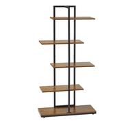 Bibliothèque-Étagère de Rangement au Sol en Bois - Style Industriel Vintage - MONDEER