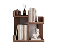 Bibliothèque Étagère de rangement bureau en bois, support empilable à 2 niveaux, for la maison, table manger, cuisine ou l'étude, étagère d'exposition autoportante Organisateur de stockage