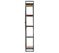 Bibliothèque, Étagère de Rangement, VIDAXL, 5 niveaux, 60x30x180 cm Bois de manguier solide B160