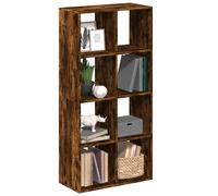 Étagère séparatrice de pièce chêne fumé 69,5x29x103,5 cm chêne fumé G