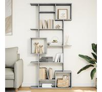 vidaXL Bibliothèque Chêne Noir 92 x 29 x 188 cm Bois d'ingénierie, Salon Moderne, Étagère Rectangulaire, Bibliothèque Pratique, Rangement Stylé, Unité Étagère Ouverte