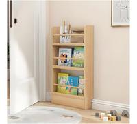 Bibliothèque fine de 10 cm de haut, structure en bois à 3/4/5 niveaux, étagère ouverte pour livres, parfaite pour chambre à coucher, salon, bureau à domicile