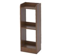 Bibliothèque fine et étroite, meuble de rangement sur pied, économie d'espace, assemblage facile pour les petits espaces, chambre à coucher, bureau à domicile