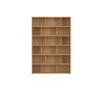 Bibliothèque scandinave finition bois clair chêne L140 cm EPURE