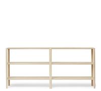 Bibliothèque Form & Refine Leaf 2x3 en Chêne Huilé Blanc