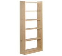 Bibliothèque Gala 6 Tablettes Dim. H 184,7 X L 80 X P 25 Cm Beige