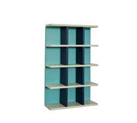 Bibliothèque Galaxy de Hübsch Turquoise/ Bleu/ Gris