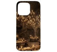 Bibliothèque Gothique Dark Academia Fantasy Amateur de Livres Coque pour iPhone 15 Pro Max