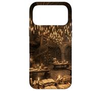 Bibliothèque Gothique Dark Academia Fantasy Amateur de Livres Coque pour iPhone 17 Pro Max