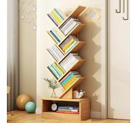 Bibliothèque - Grande bibliothèque en bois, étagère de rangement sur pied de 8 à 12 niveaux pour livres, CD, films - Étagères de rangement sur pied pour la maison, le bureau et les magazines