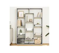 vidaXL Bibliothèque 102x29x143 cm Bois d'ingénierie Gris béton
