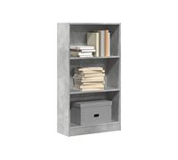 Bibliothèque gris béton 60x24x109 cm bois d'ingénierie857806