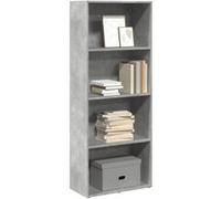 vidaXL Bibliothèque Bois d'ingénierie 60x30x152 cm Gris béton