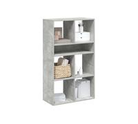 vidaXL Bibliothèque 66x31x112 cm Gris béton Bois d'ingénierie