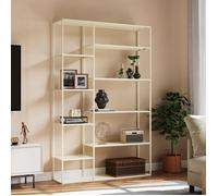Bibliothèque - HAPPY GARDEN - ELISABETH - 189 cm - Blanc - Métal