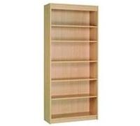 Bibliothèque haute 200x90 cm de bureau hêtre - blocs tiroirs et portes battantes en option - hêtre - nc G