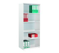 Bibliothèque haute bois H 182 x L 80 cm Excellens / Arko blanche - Bibliothèques - Bruneau