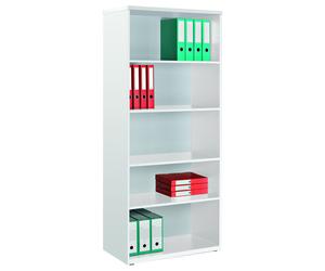Bibliothèque haute bois H 182 x L 80 cm Excellens / Arko blanche - Bibliothèques - Bruneau