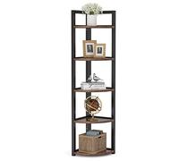Bibliothèque indépendante - Étagère d'angle d'intérieur - Étagère de rangement à 5 couches - Support de rangement pour plantes - Convient pour le salon, l'étude, le bureau (couleur : A) (A)