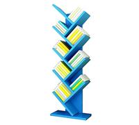 Bibliothèque indépendante - Organisateur de bibliothèque créative à neuf étages en forme d'arbre - Présentoir de livres - Étagère de sol adaptée pour le salon, l'étude, le bureau (couleur : B) (A)