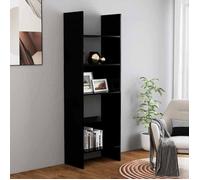 Bibliothèque intérieure - vidaXL - Étagère haut pour salon - bois d'ingénierie - noir - 60 x 35 x 180 cm - 5 compartiments@lkx30m