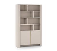 Bibliothèque Komodee AMOS REG1 Corps arrondi Cachemire Cachemire 39 x 103 x 170 cm