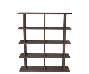 Bibliothèque Kona 2x4 Chêne Teinté Foncé