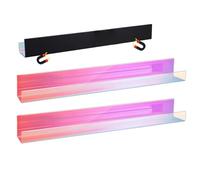 Bibliothèque magnétique - étagère de livres magnétiques pour tableau noir | Organisateur de cuisine magnétique pour tableau noir | 2 pièces Organisateur d'épices flottantes acryliques, cuisine sans