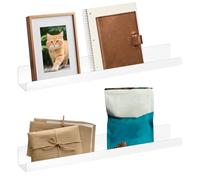 Bibliothèque magnétique - Support d'affichage Flottant en métal - 2 pièces - Magnétique Durable - Force de Maintien Robuste - Tableau Blanc, réfrigérateur, Organiseur de Bureau - pour