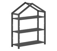Bibliothèque Maison Enfant "Dallas" 141cm Anthracite