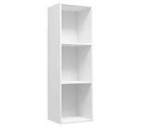 Bibliothèque - mango - Meuble de rangement - Blanc - 36x30x114 cm - bois d'ingénierie M61