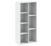 Bibliothèque - mango - Meuble de rangement - Blanc - 50x25x105 cm - bois d'ingénierie M791