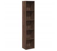 Bibliothèque - mango - Meuble de rangement - Chêne marron - 40x30x189 cm - bois d'ingénierie M913