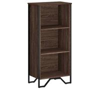 Bibliothèque - mango - Meuble de rangement - Chêne marron - 50x31x106 cm - bois d'ingénierie M163