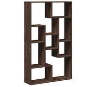 Bibliothèque - mango - Meuble de rangement - Chêne marron - 72x20x120 cm - bois d'ingénierie M869