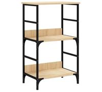 Bibliothèque - mango - Meuble de rangement - chêne sonoma - 50x33x82 cm - bois d'ingénierie M1064