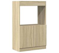Bibliothèque - mango - Meuble de rangement - chêne sonoma - 63x33x100 cm - bois d'ingénierie M271