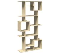 Bibliothèque - mango - Meuble de rangement - chêne sonoma - 92x29x188 cm - bois d'ingénierie M280