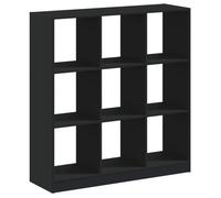 Bibliothèque - mango - Meuble de rangement - Noir - 102x32x108 cm - bois d'ingénierie M1084