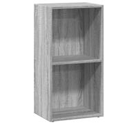Bibliothèque - mango - Meuble de rangement - Sonoma gris - 40x30x77 cm - bois d'ingénierie M1236