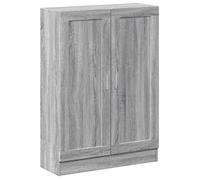 Bibliothèque - mango - Meuble de rangement - Sonoma gris - 82 5x30 5x115 cm - bois d'ingénierie M415