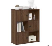 Bibliothèque - mango - Meuble de rangment - chêne marron 60x24x76,5 cm - bois d'ingénierie b99