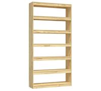 Bibliothèque - mango - Meuble Étagère - 100x30x200 cm - pin massif M1613