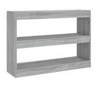 Bibliothèque - mango - Meuble Étagère - Sonoma gris - 100x30x72 cm - M1298