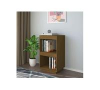 Bibliothèque Marron miel 40x35x71 cm Bois de pin massif810842